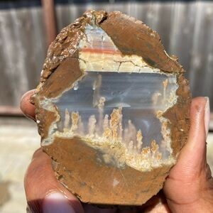 Unique Polished Geode Slice